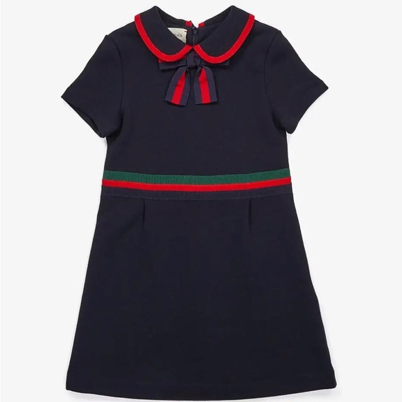 Gucci Other - New Gucci 100% cotton dress dark blue web.